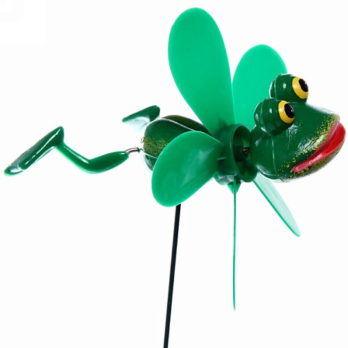 Фигура на спице Лягушонок 1040см ветрячок_3