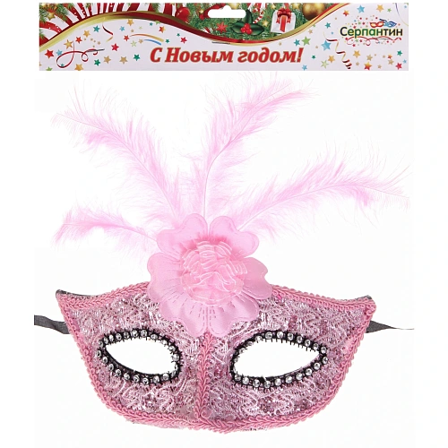 Маска карнавальная Незнакомка, микс_9