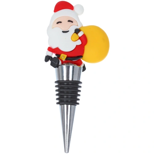 Пробка для бутылок "Дед Мороз с подарком"