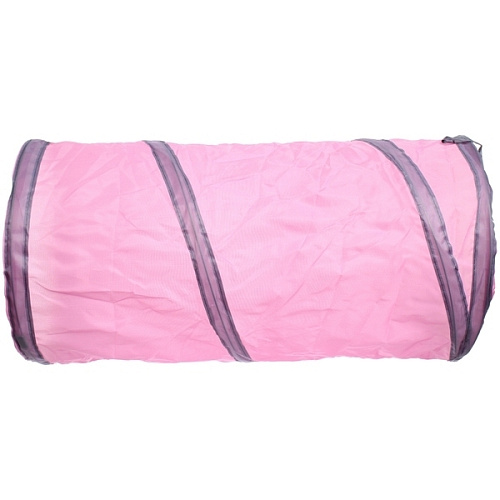 Игровой туннель для животных МурМяу, цвет розовый, 4625см_3