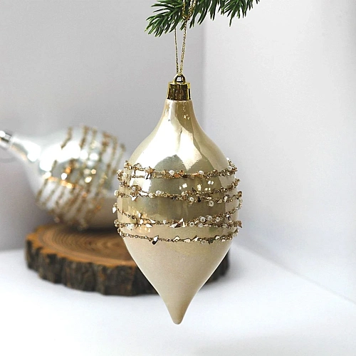 Набор украшений SHINE Star Thread 13,8х6,5 см (2 шт), light champagnesilver_7