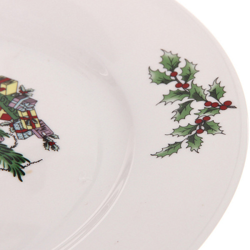 Тарелка керамическая Ёлочка 20,51,4см_4