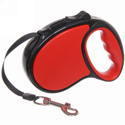 Поводок-рулетка Верный друг 3м до 10кг цвет красный Ultramarine_4