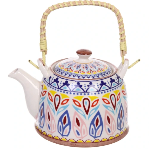 Чайник заварочный керамический 700мл с ситом "Весеннее настроение"
