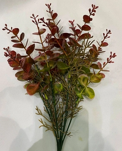 Искусственные цветы "Волшебство трав" 35см Эвкалипт красный