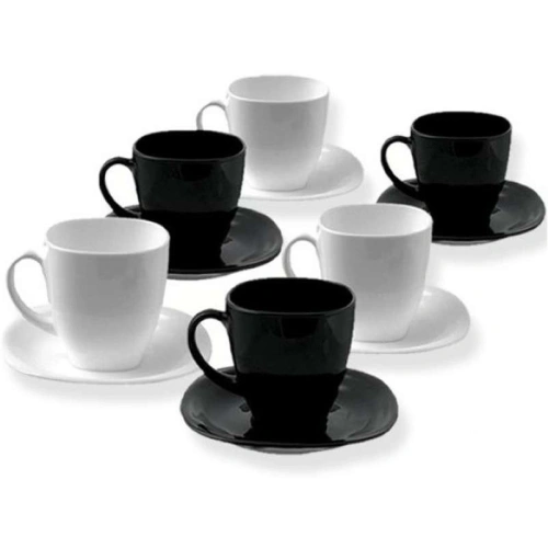 Чайный набор 12 предметов "Carine Mix" (6кружек 220мл+6блюдец) D2371