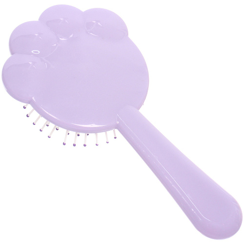 Расчёска массажная детская ЛАПОЧКА, цвет фиолетовый, 17891см (коробка PVS)_3