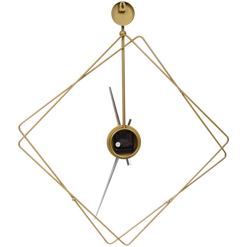 Часы настенные LOFT HOME 6060см, желтые_4