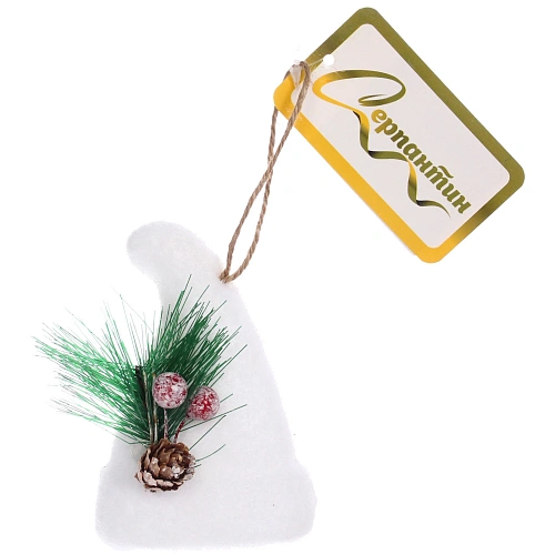 Подвеска Пушистый колпачок 108 см, Белый_2