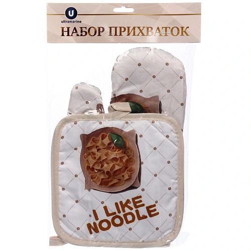 Прихватка в наборе с прихваткой-варежкой Pasta 25,516 см, 1717 см_6