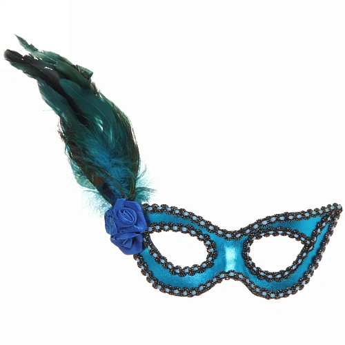 Маска карнавальная "Очарование", синий
