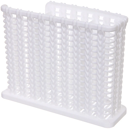 Подставка для столовых приборов пластиковая Косичка 18,5146см 3секции_6