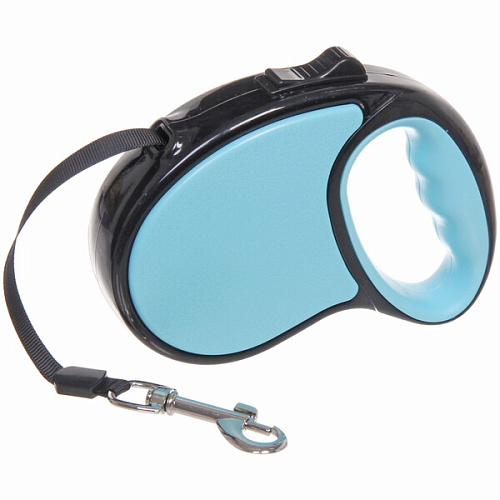 Поводок-рулетка Верный друг 3м до 10кг цвет голубой Ultramarine_4