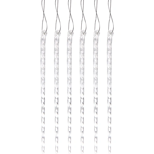 Подвеска Снежный хрусталь 18 см (набор 6 шт), Белый_2