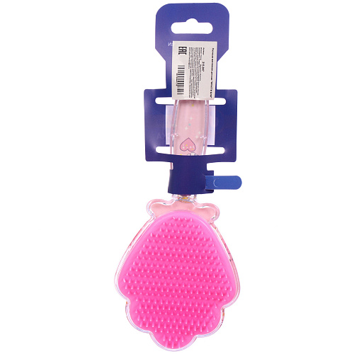 Расческа массажная детская ФРАТТИ БУМ, единорожек  Лакки, форма ракушка, 206,5см (блистер Ультрамарин)_6