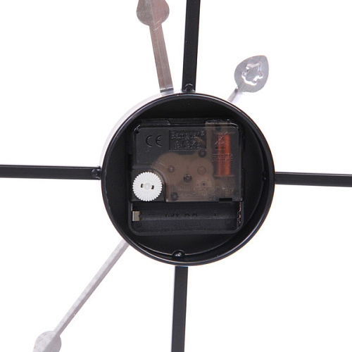 Часы настенные LOFT HOME  50см, желтые цифры_5