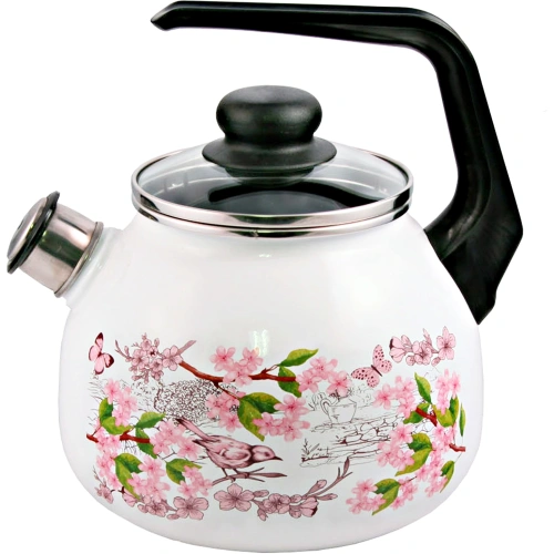 Чайник эмалированный 3л со свистком "Bird" Appetite 4с209я