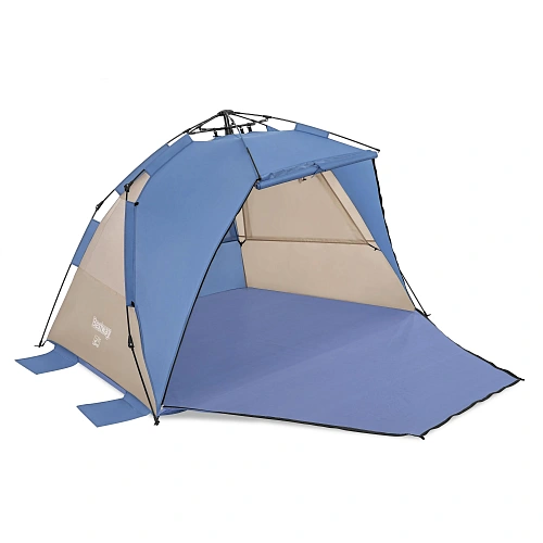 Палатка пляжная 2-местная 1-слойная Beach Dome 4 Tent, размер (107+127) *240*125 см, Bestway (68144)