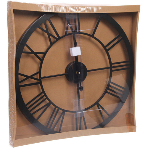 Часы настенные LOFT HOME  50см, черный металл_6