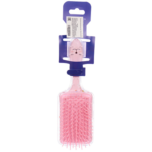 Расческа массажная детская ФРАТТИ БУМ, кошечка Глейс, форма овал, 206,5см (блистер Ультрамарин)_5