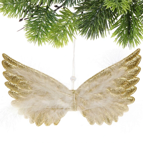 Подвеска Волшебные крылья 23 см, Золото_3