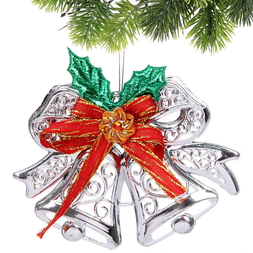 Подвеска Зимние колокольчики 13 см, серберо_4