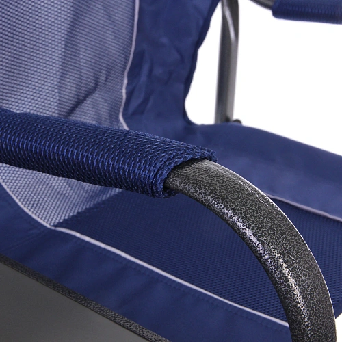 Кресло складное с подлокотниками до 100 кг SJ-0053, 526292 см, цвет синий, ТуристМастер_27