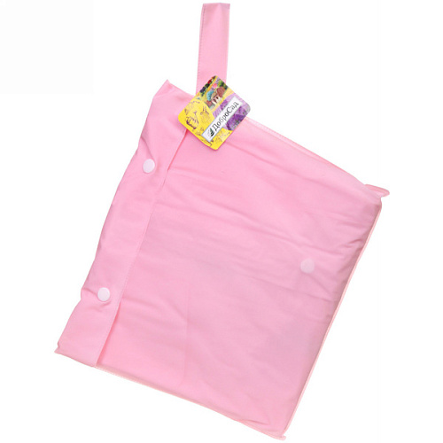 Дождевик-плащ детский Rainbow с капюшоном,на молнии, с отделпод рюкзак, цвет розовый, размер L(7852см) ДоброСад_5