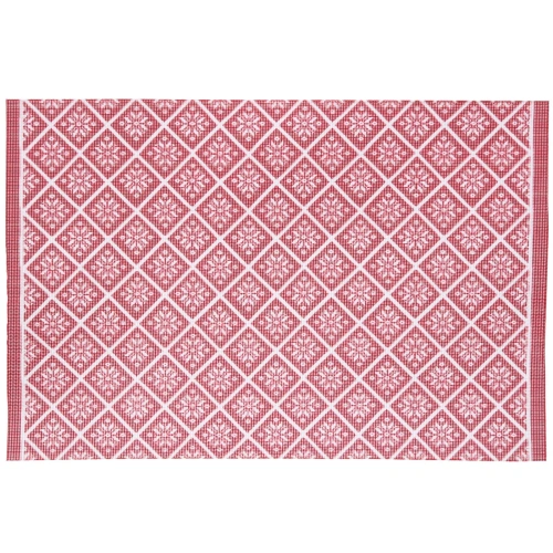 Салфетка на стол 45*30см "Снежинки ажурные"