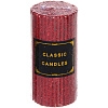 Свеча "Блестящий шик" 5*10 см, Красный