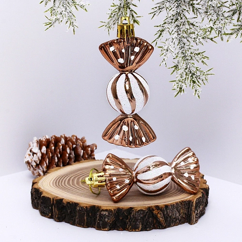 Ёлочные игрушки Таинственное очарование Конфетки 8 см (набор 2шт), шоколад_9