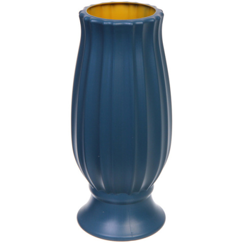 Ваза из пластика "Вивьен" 10*24см цвет морская волна