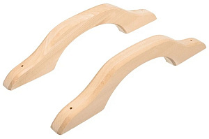 Ручка дверная, большая,  27х6х2,5, липа "Банные штучки" (в комплекте 2 шт.)