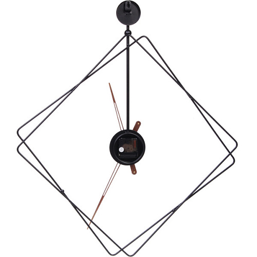 Часы настенные LOFT HOME  6060см, черные_4