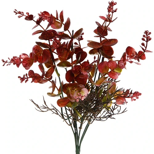 Искусственные цветы Волшебство трав 35см Эвкалипт красный_3