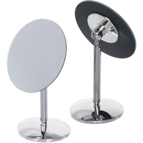 Зеркало настольное "ФОРТУНА БРИ", круглое, цвет металл, 23*13,5см (коробка)