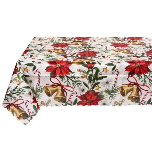 Скатерть 150*180 см "Новогодние колокольчики"
