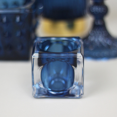 Подсвечник ICE 55 см, Синий_3