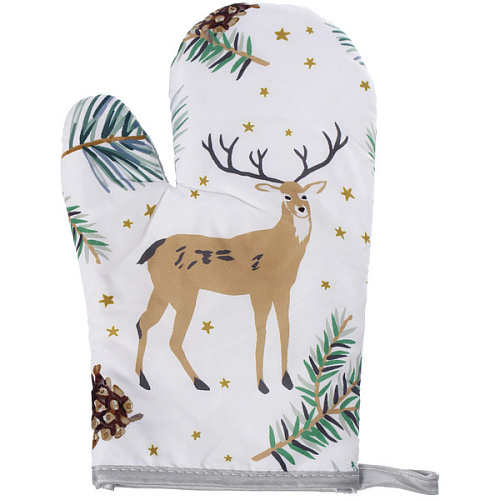 Прихватка в наборе с варежкой Северный Олень, 17,517,5 см и 2717 см_4
