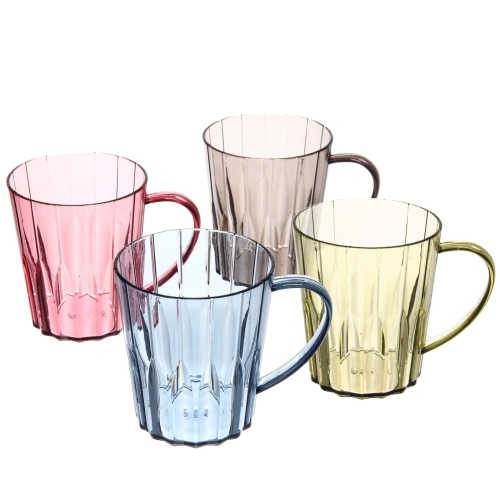 Кружка пластиковая 500мл "Конусная", микс цветов