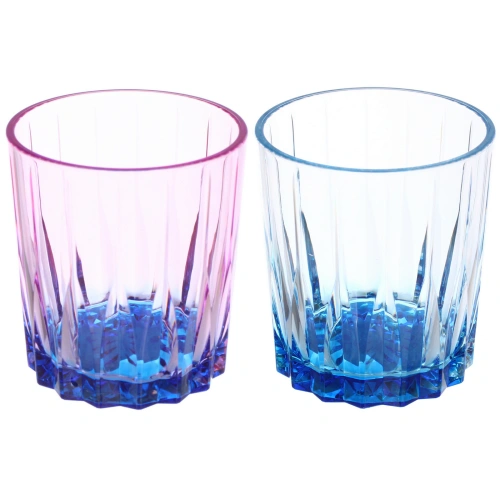 Стакан пластиковый 280мл "Диско", микс цветов