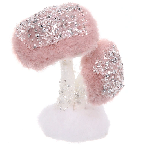 Фигурка новогодняя Весёлые грибочки 161020 см, Розовый_2