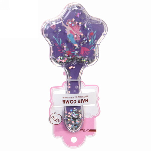 Расческа массажная Baby House Mila, микс 4 вида Русалочка, 1785см_19