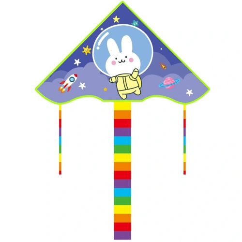 Воздушный змей "КосмоЗайка" 90х50см