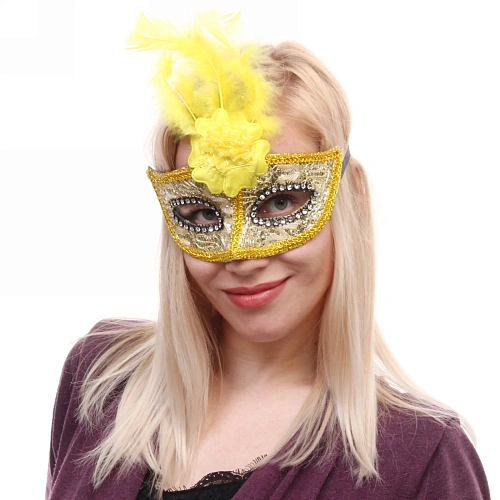 Маска карнавальная Незнакомка, микс_3