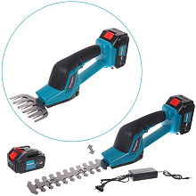 Ножницы-кусторез аккумуляторные Mengtai (21В, 3,0Ач Li-ion аккум. 2шт, ЗУ) MGT-2