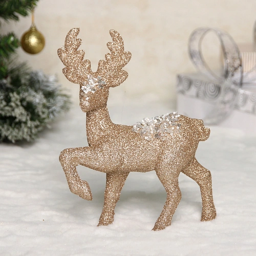 Фигурка новогодняя MAGIC "Стук копытц" 15*21*4 см, Шампань