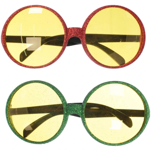 Очки карнавальные "Круги" 14,2*6,4 см, микс