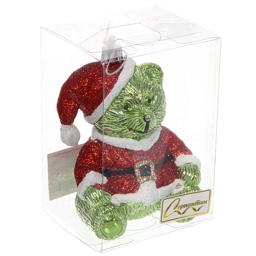 Елочная игрушка Очаровательный мишка 7611 см, Салатовый_2