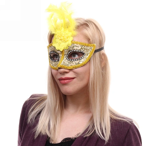 Маска карнавальная Незнакомка, микс_6